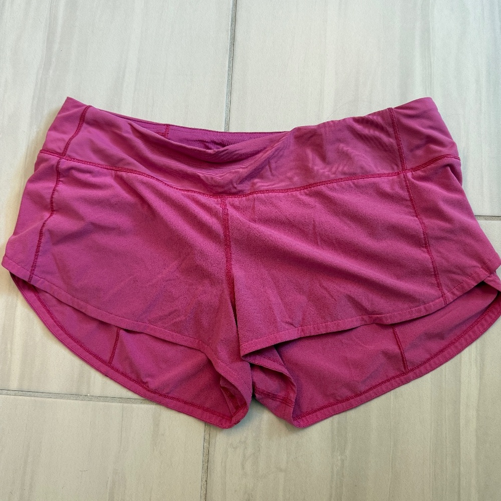 Lululemon Speed Shorts 2.5” Low rise